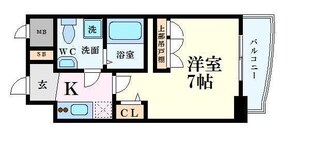 アドバンス心斎橋ラシュレ　の物件間取画像